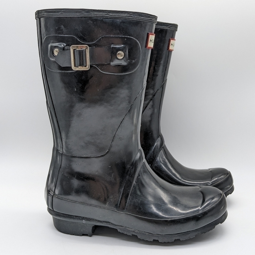 Hunter original tall black rain boot 5